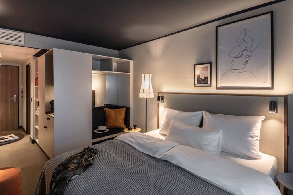 Double Bed In Room
