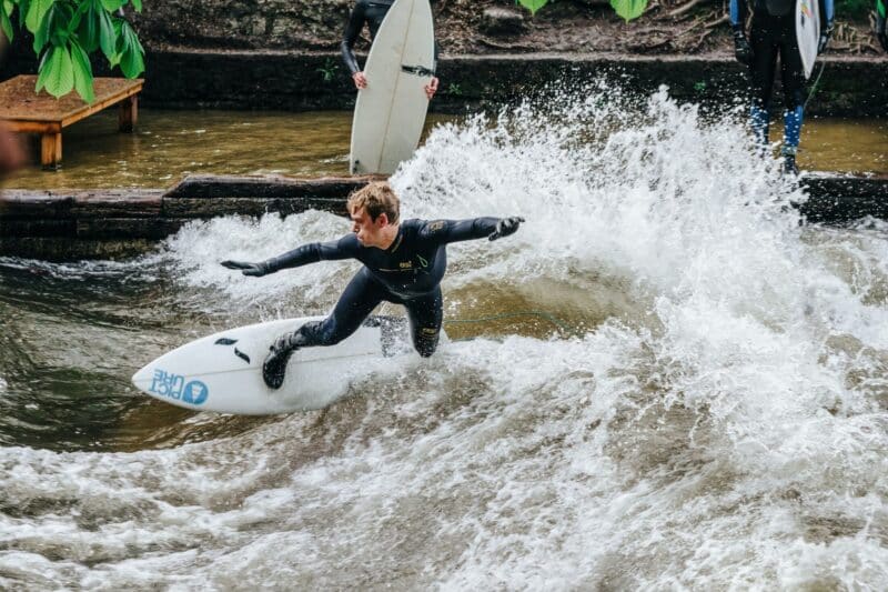 Man Surfing