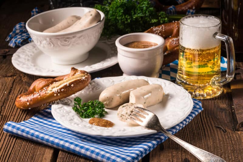 Bayerische Weißwurst in München essen