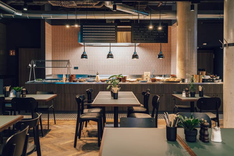 Fotoansicht des Restaurant-Bereich von The Italian Canteen